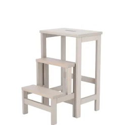 Jan Kurtz Hockerleiter SOHO, 3 Stufen hellgrau