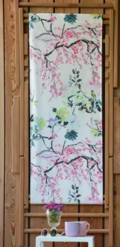 Jan Kurtz Liegestuhl Chinoiserie Flower, ohne Fußteil