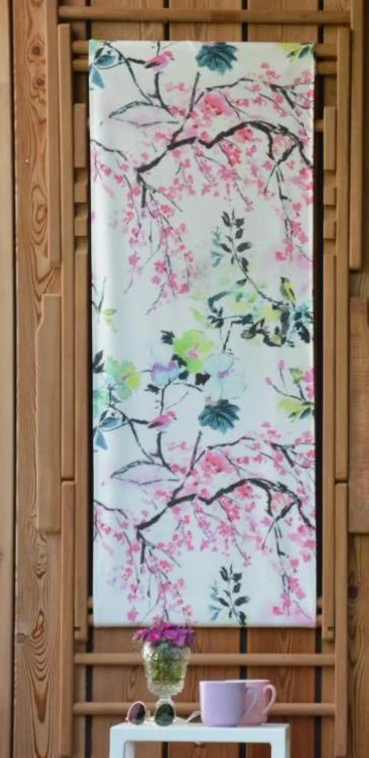 Jan Kurtz Liegestuhl Chinoiserie Flower, ohne Fußteil