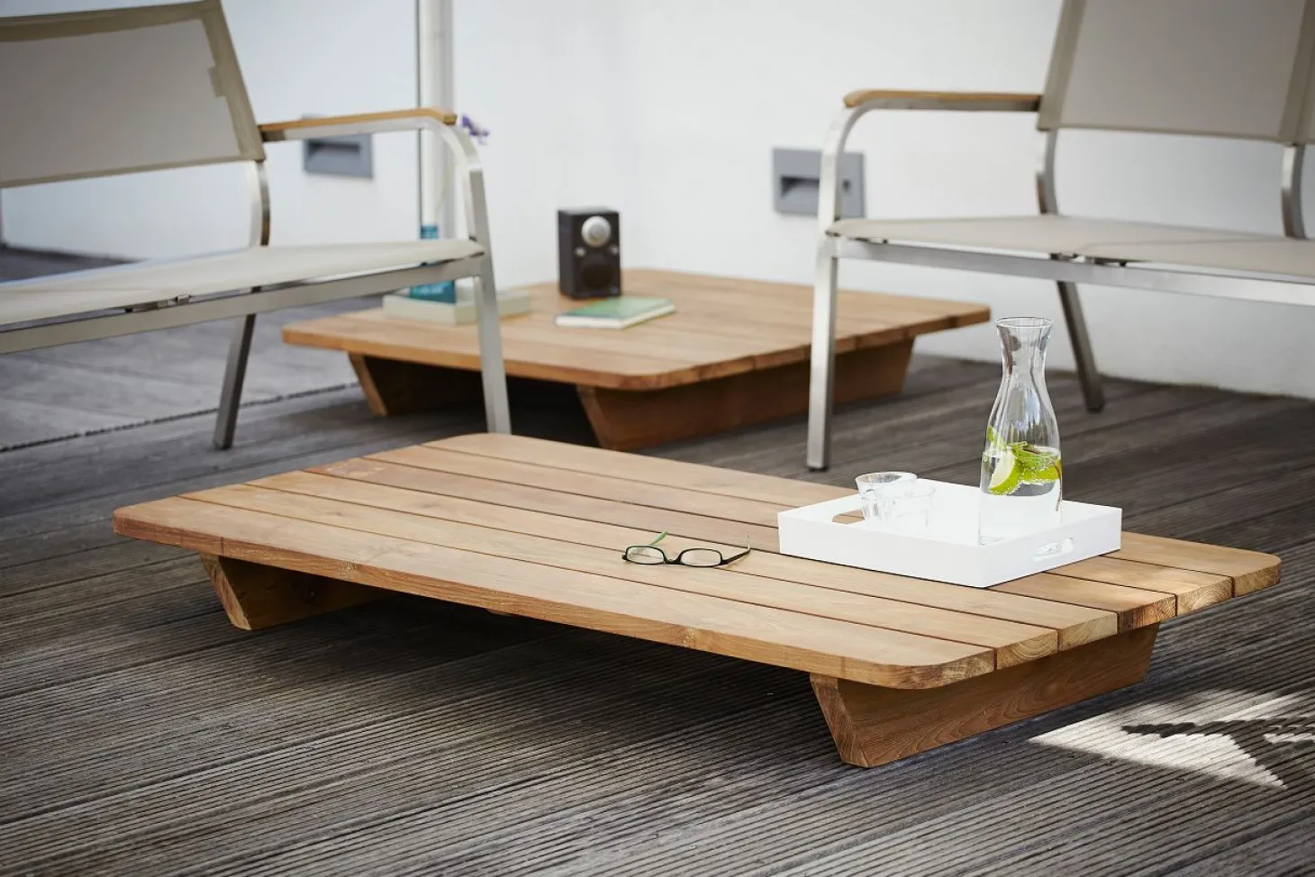 Jan Kurtz Newport Outdoor-Couchtisch 90 x 90 x 16