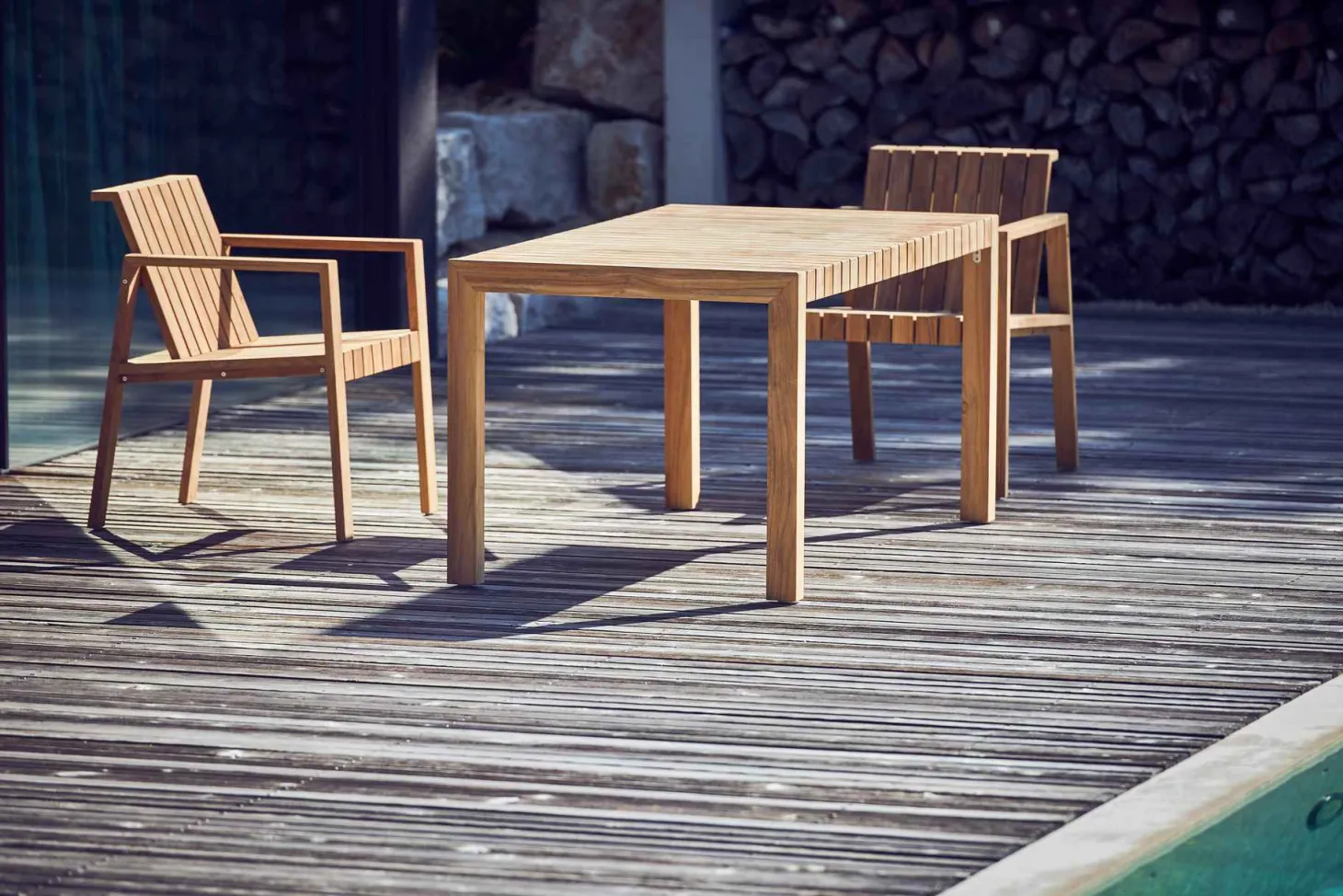 Jan Kurtz Outdoor Tisch Manti Teak 75 x 85 x 85