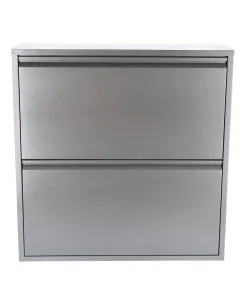 Jan Kurtz Schuhschrank DOUBLE LARGE 2 silberfarben