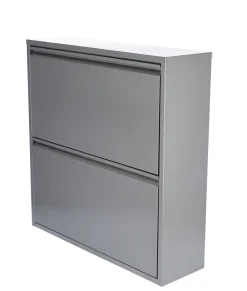 Jan Kurtz Schuhschrank DOUBLE LARGE 2 silberfarben