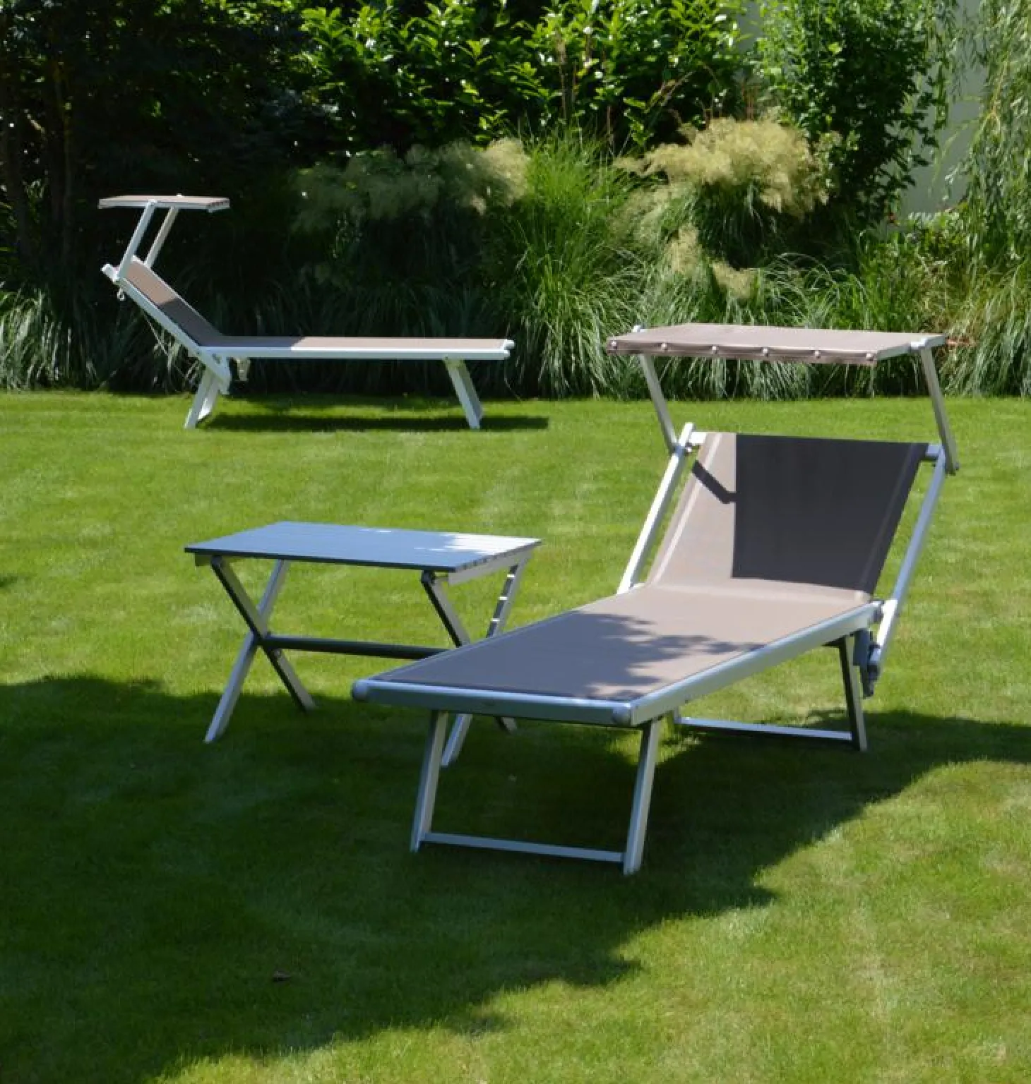 Jan Kurtz Sonnenliege Rimini Classic, taupe