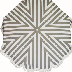 Jan Kurtz Sonnenschirm RETRO, Ø200cm weiß/taupe