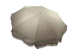 Jan Kurtz Sonnenschirm RETRO weiß mit Fransen