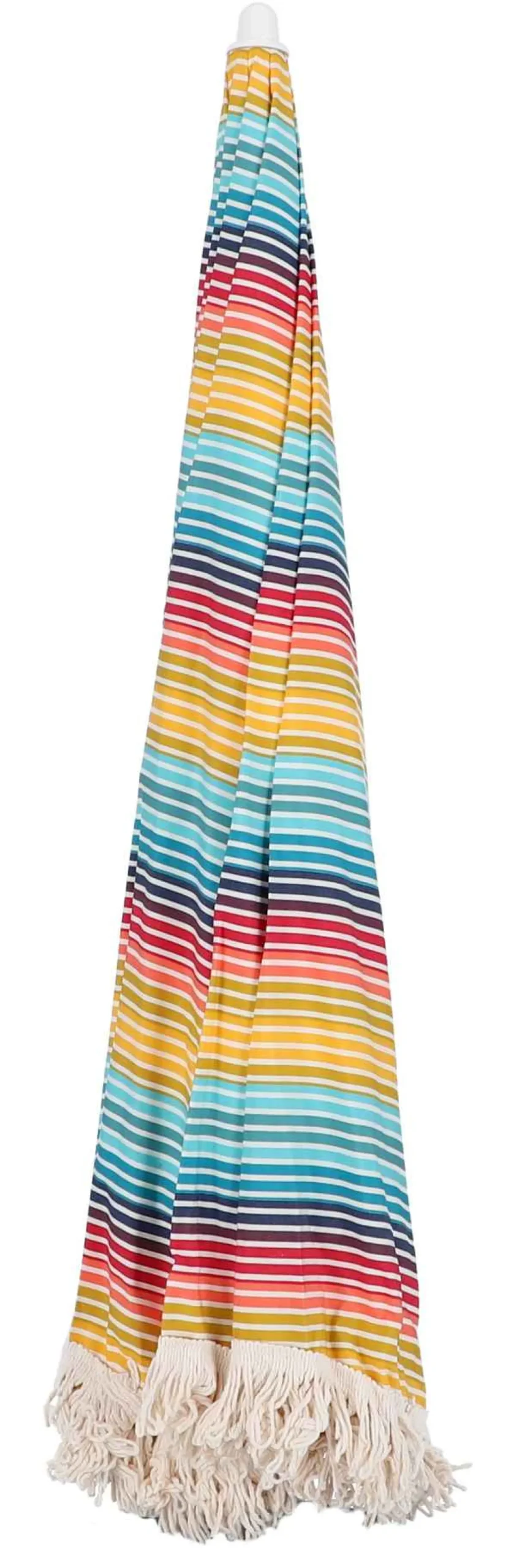 Jan Kurtz Sonnenschirm RETRO MULTICOLOR mit fransen gelb/multicolor