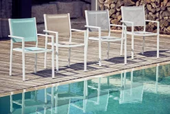 Jan Kurtz Stapelsessel ARIA silbergrau