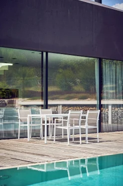 Jan Kurtz Stapelsessel ARIA silbergrau