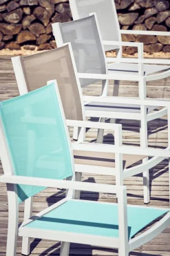 Jan Kurtz Stapelsessel ARIA silbergrau