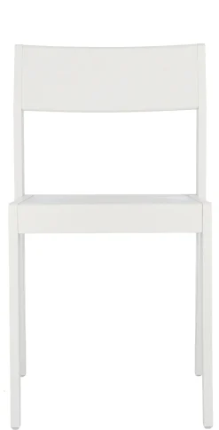 Jan Kurtz Stuhl Nora weiß lackiert matt