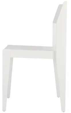 Jan Kurtz Stuhl Nora weiß lackiert matt