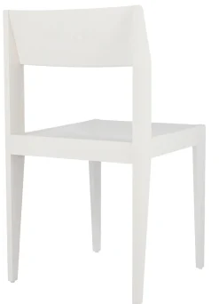 Jan Kurtz Stuhl Nora weiß lackiert matt