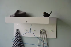 Jan Kurtz Wandgarderobe HANNI, Stahlblech pulverbeschichtet Schwarz