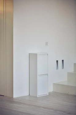 Jan Kurtz Wäschekorb/Kommode PAT 39x30x98 cm Weiß