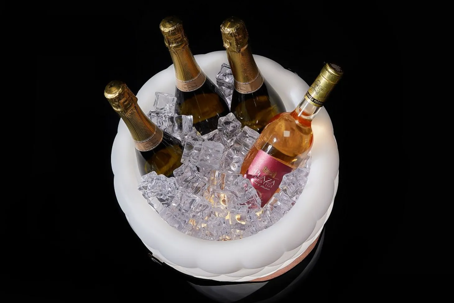 Joouls The Joouly Bowl LTD Outdoor Leuchte mit Bluetooth-Funktion kreisförmige Muster 25 cm x 33 cm