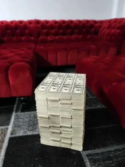 Kare Dollar - Grüner Sitzhocker