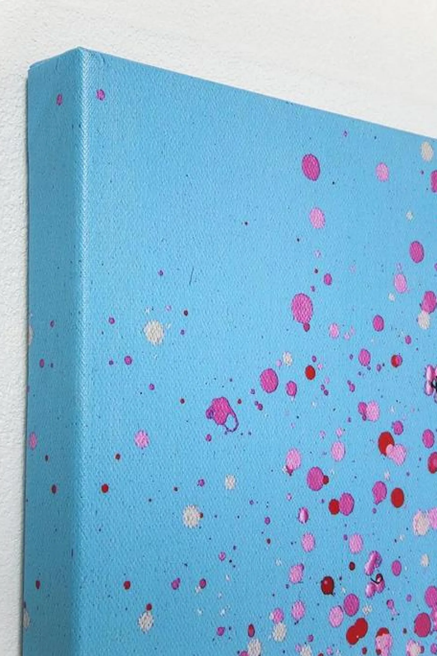 Kare Touched Flower Boat - Bild 160x120 cm rosa blau