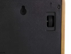 Karlsson Wand/Tisch Uhr Matiz Bambus schwarz