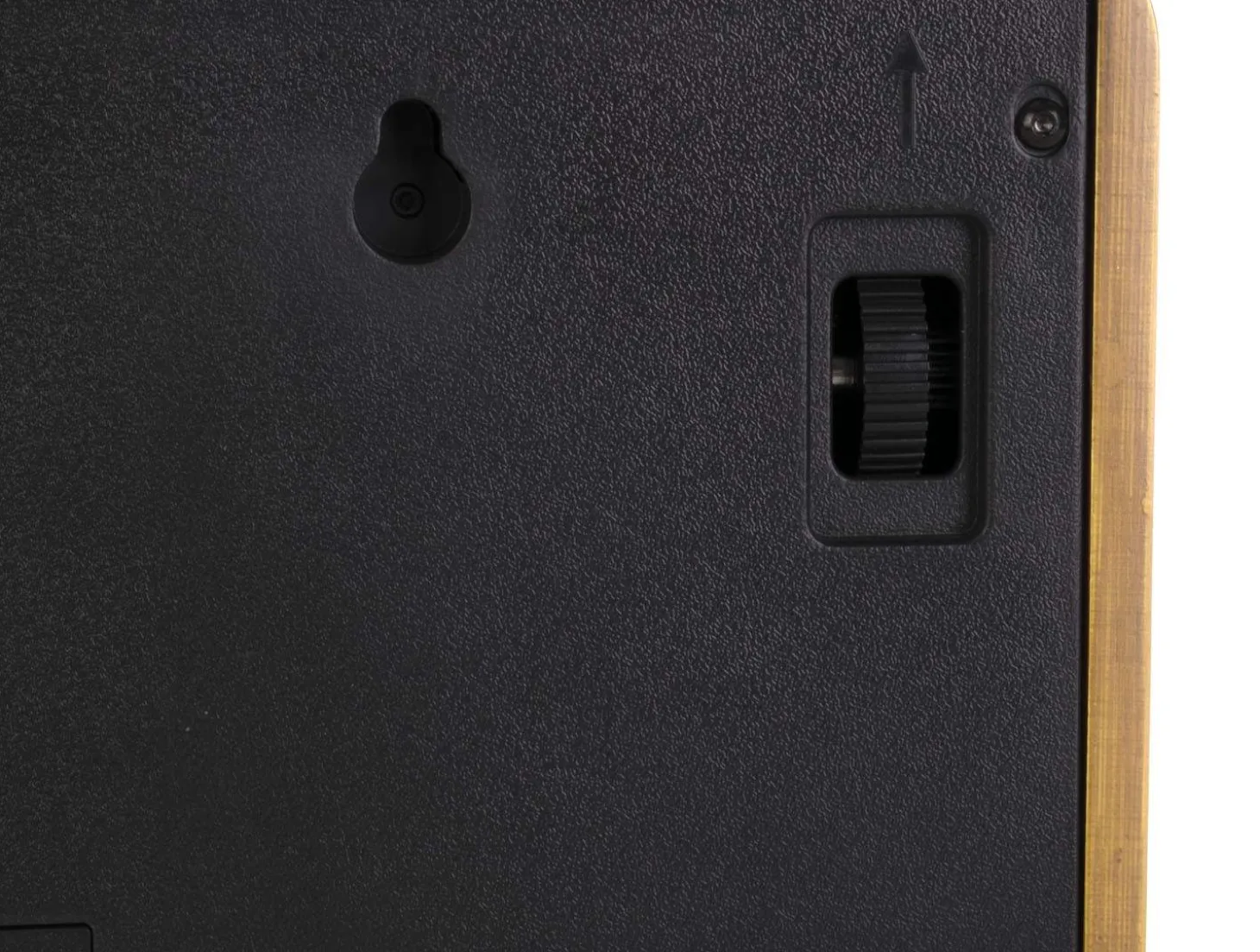 Karlsson Wand/Tisch Uhr Matiz Bambus schwarz