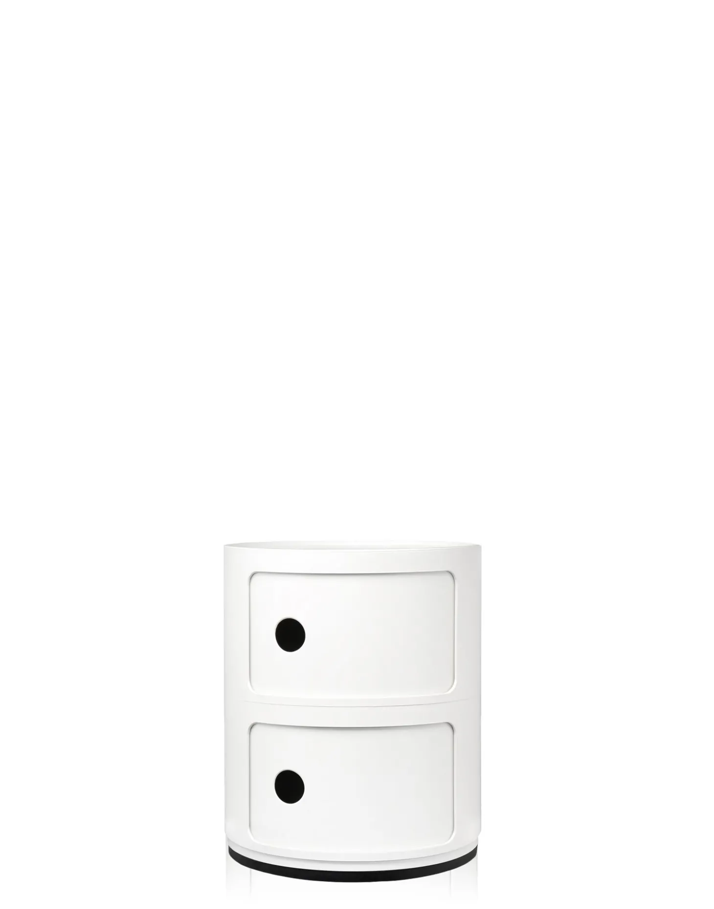 Kartell Componibili Recycled Container weiß mit zwei Elementen (matt - 4986)