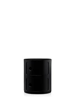 Kartell Componibili Recycled Container weiß mit zwei Elementen (matt - 4986)