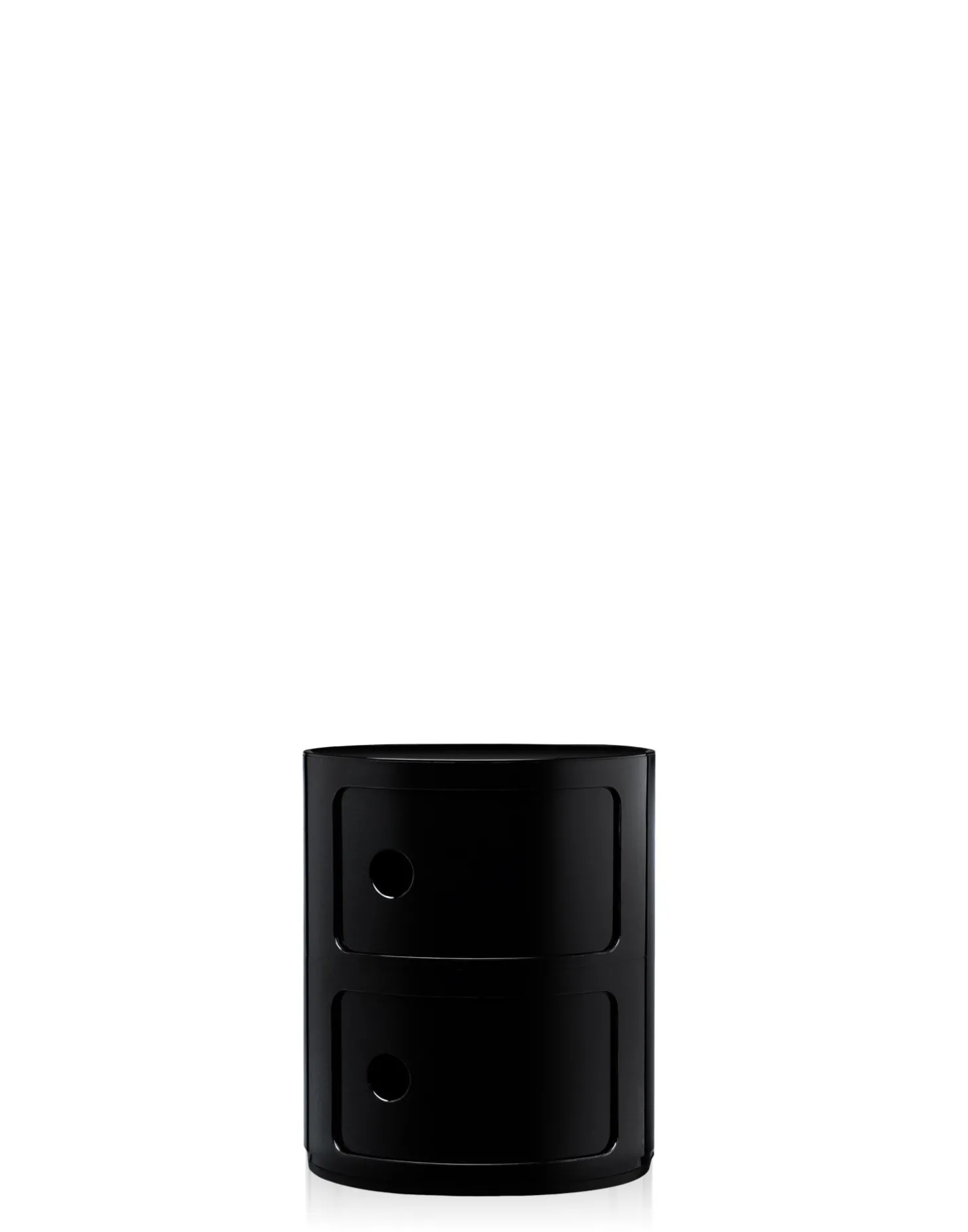 Kartell Componibili Recycled Container weiß mit zwei Elementen (matt - 4986)