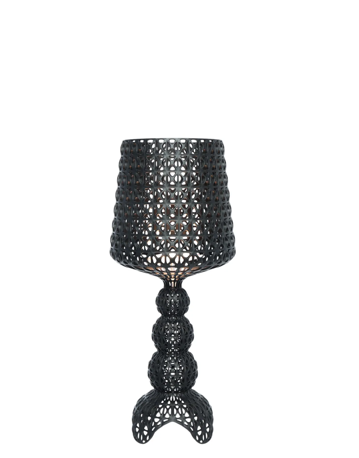 Kartell Lampe Mini Kabuki schwarz