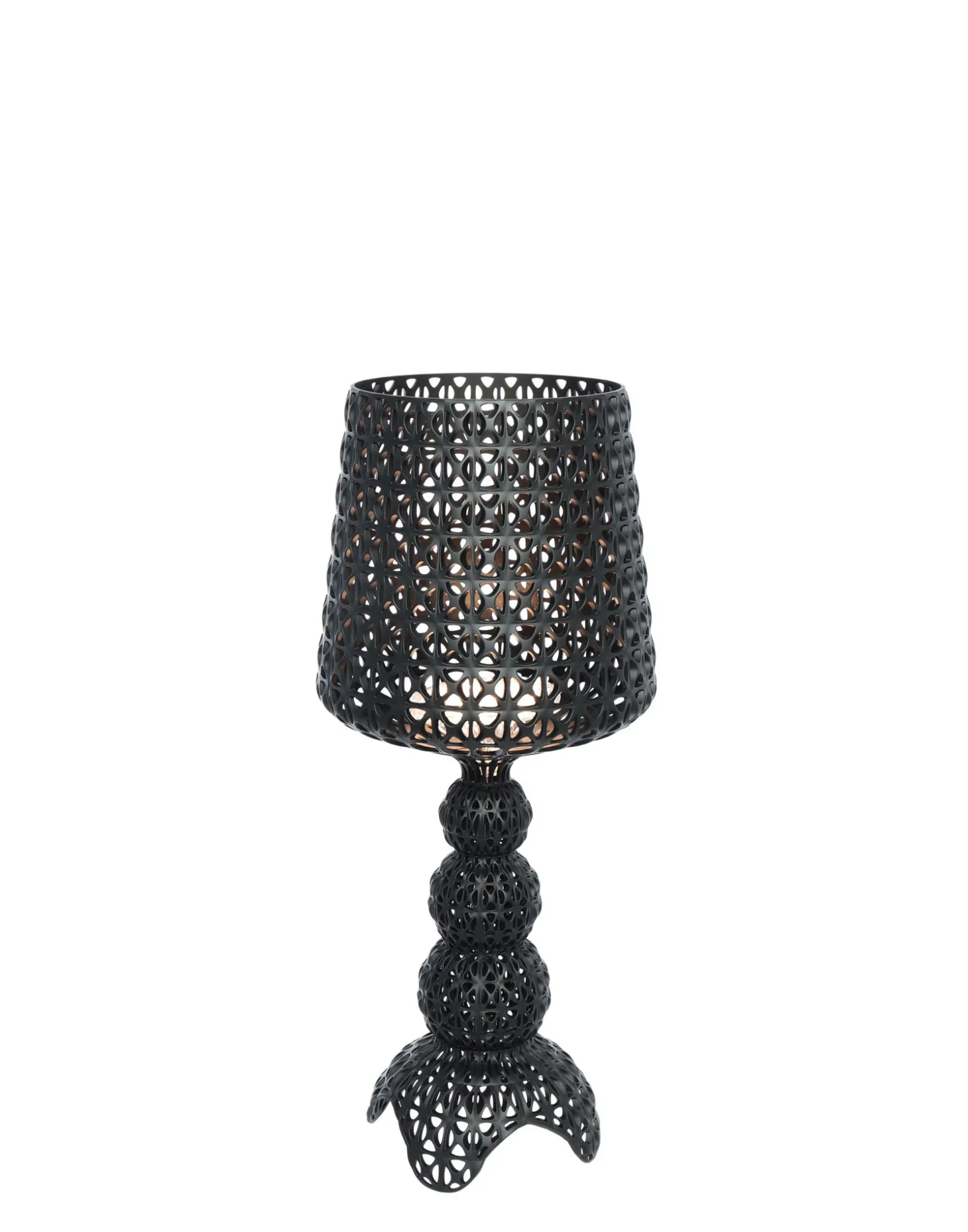 Kartell Lampe Mini Kabuki schwarz