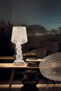 Kartell Lampe Mini Kabuki schwarz