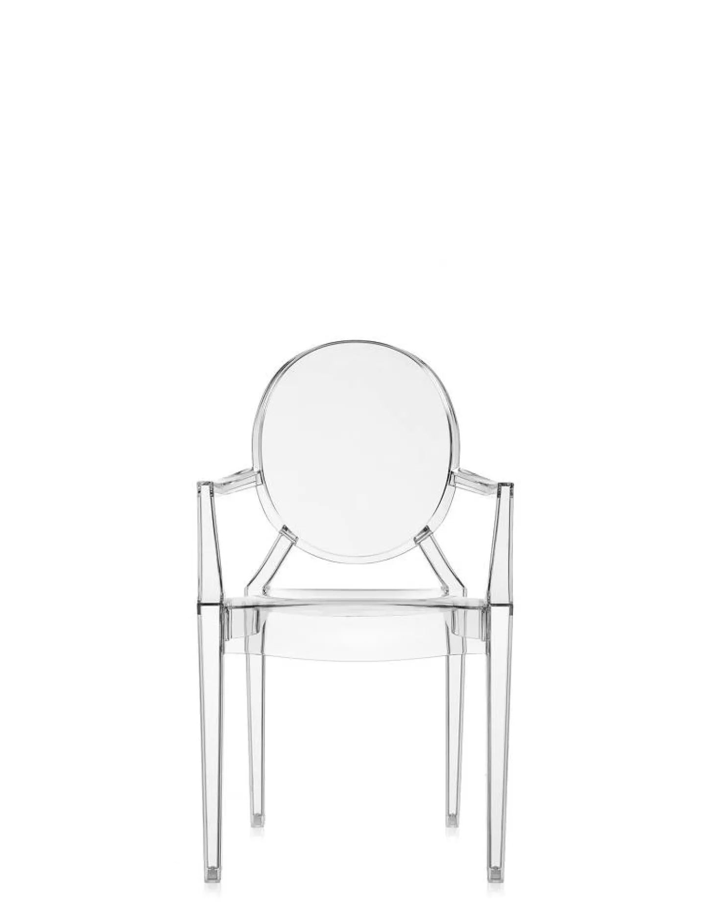 Kartell Lou Lou Ghost Kinderstuhl kristallklar