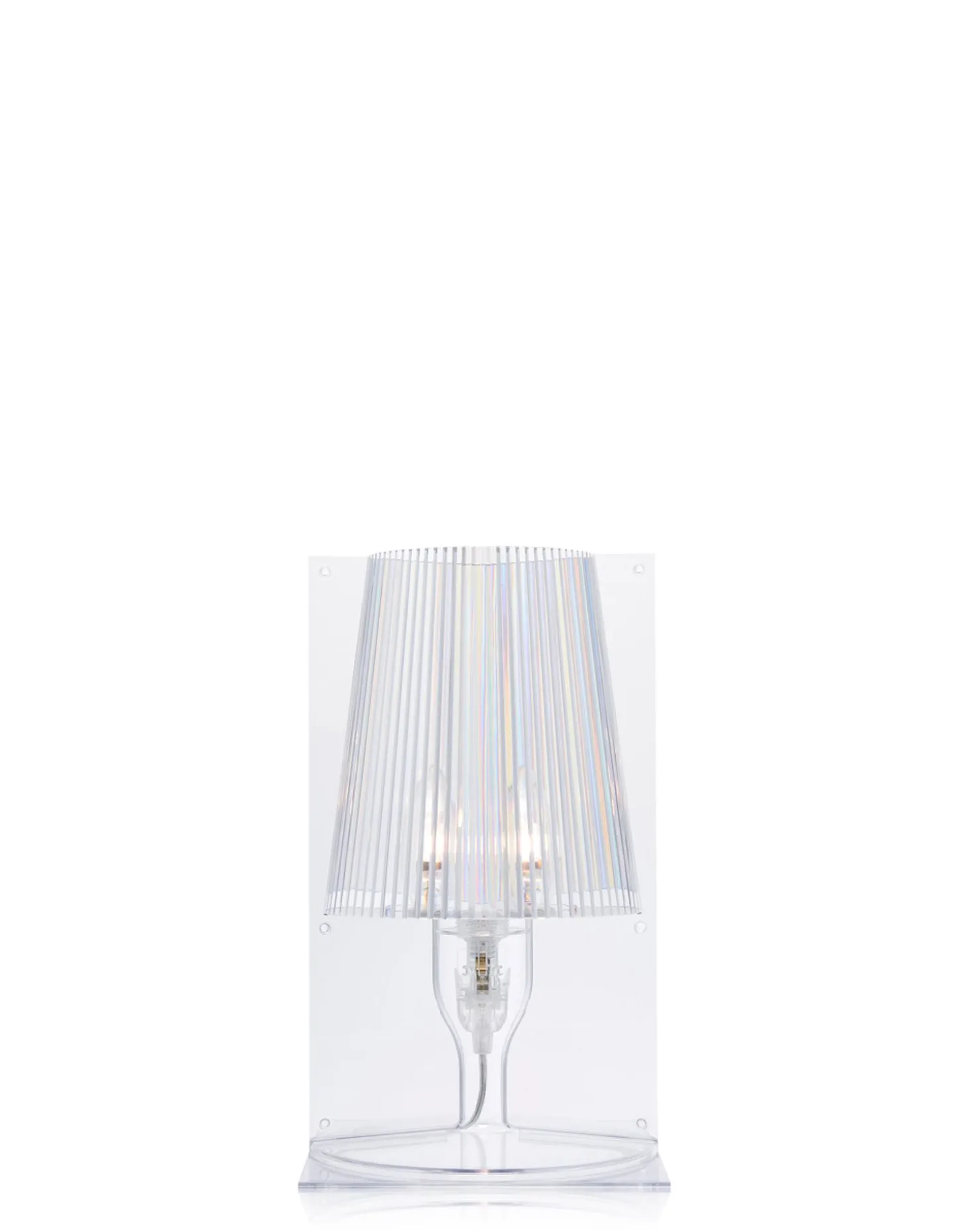 Kartell Nachttischlampe Take glasklar