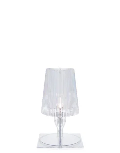 Kartell Nachttischlampe Take glasklar