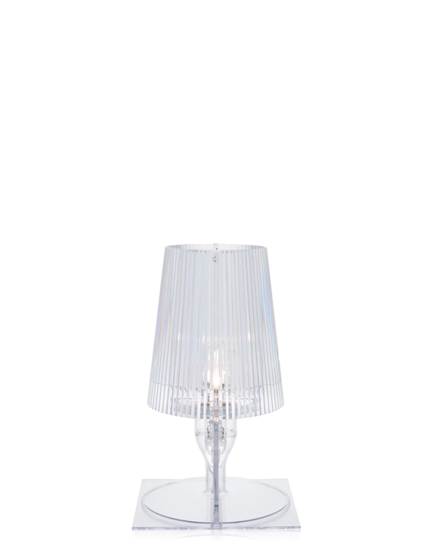Kartell Nachttischlampe Take glasklar