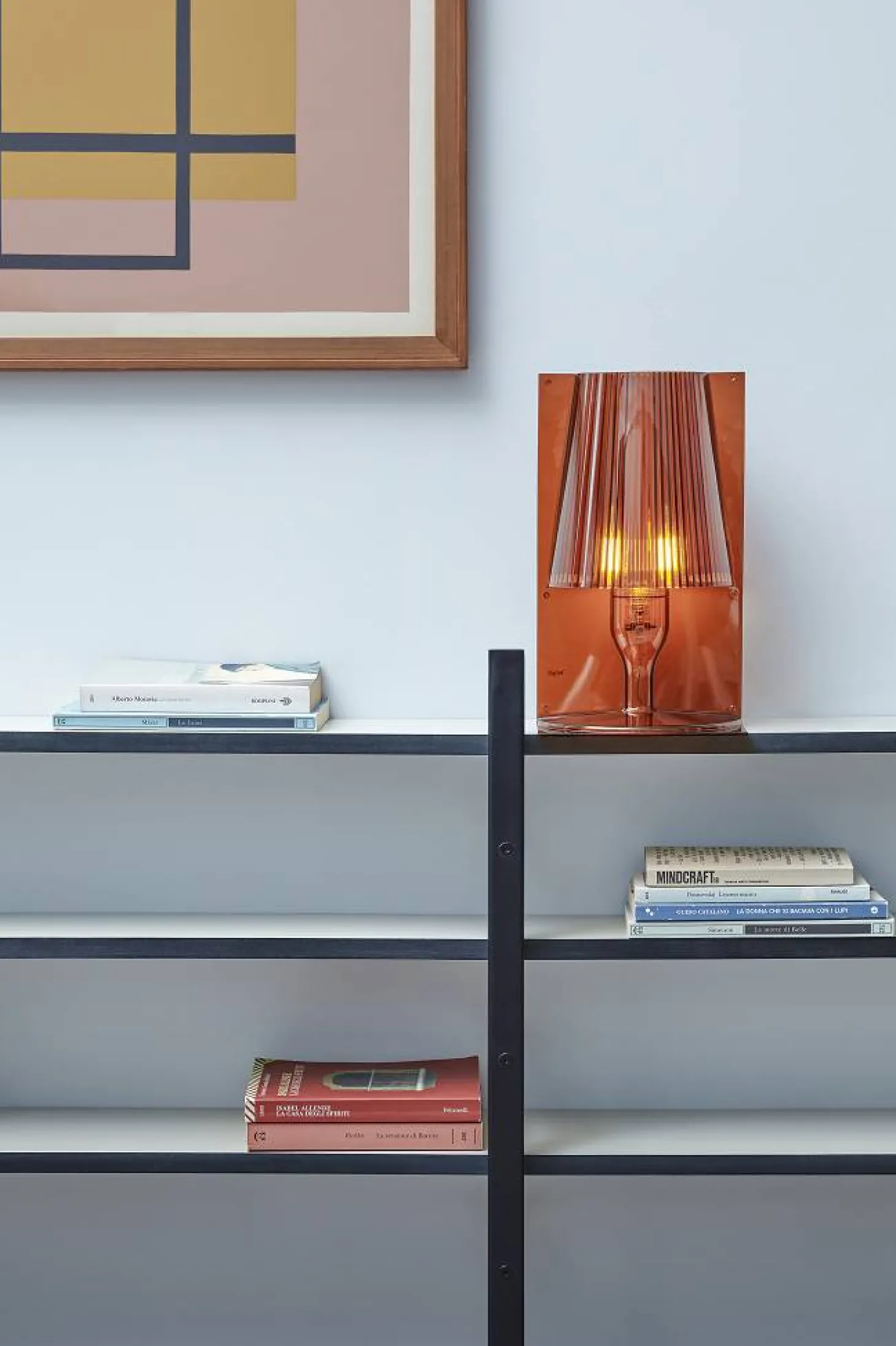 Kartell Nachttischlampe Take glasklar