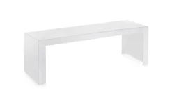 Kartell Outdoor Loungetisch Invisible Side weiß