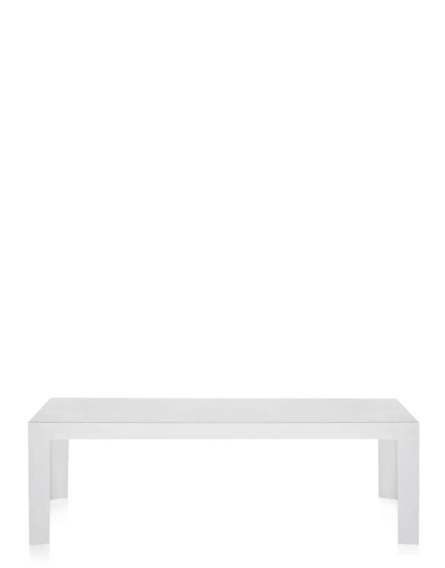 Kartell Outdoor Loungetisch Invisible Side weiß