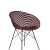 Kartell Smatrik Outdoorstuhl pflaume