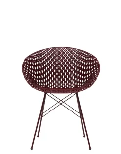 Kartell Smatrik Outdoorstuhl pflaume