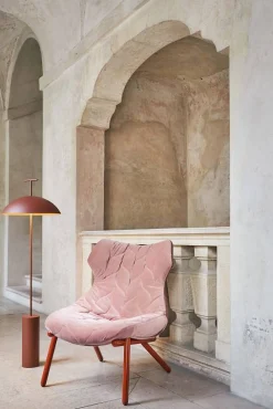 Kartell Stehlampe Geen-A ziegelrot mit Dimmer