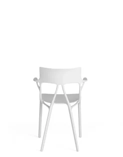 Kartell Stuhl A.I. mit Rückenlehne weiß
