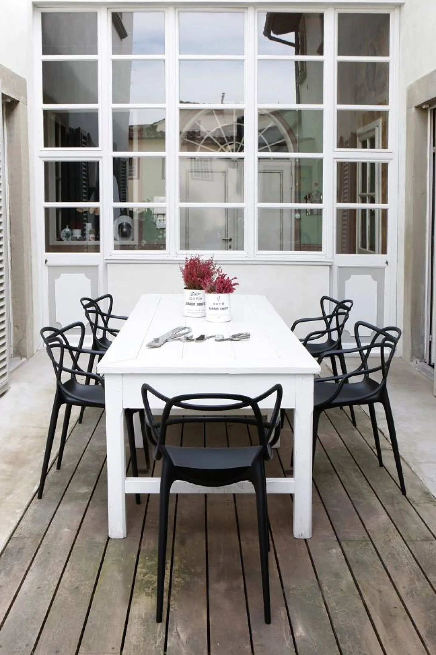 Kartell Stuhl Masters weiß