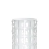 Kartell Vase Matelasse glänzendes weiß