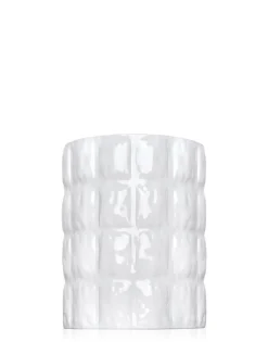 Kartell Vase Matelasse glänzendes weiß