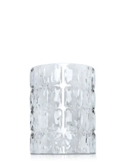 Kartell Vase Matelasse glänzendes weiß