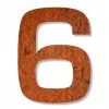 Keilbach Hausnummer Stahl/Rost (24 cm) – 6
