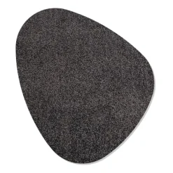 Keilbach Kiesel Schuhabstreifer mit rutschfestem PVC-Rücken dunkelgrau