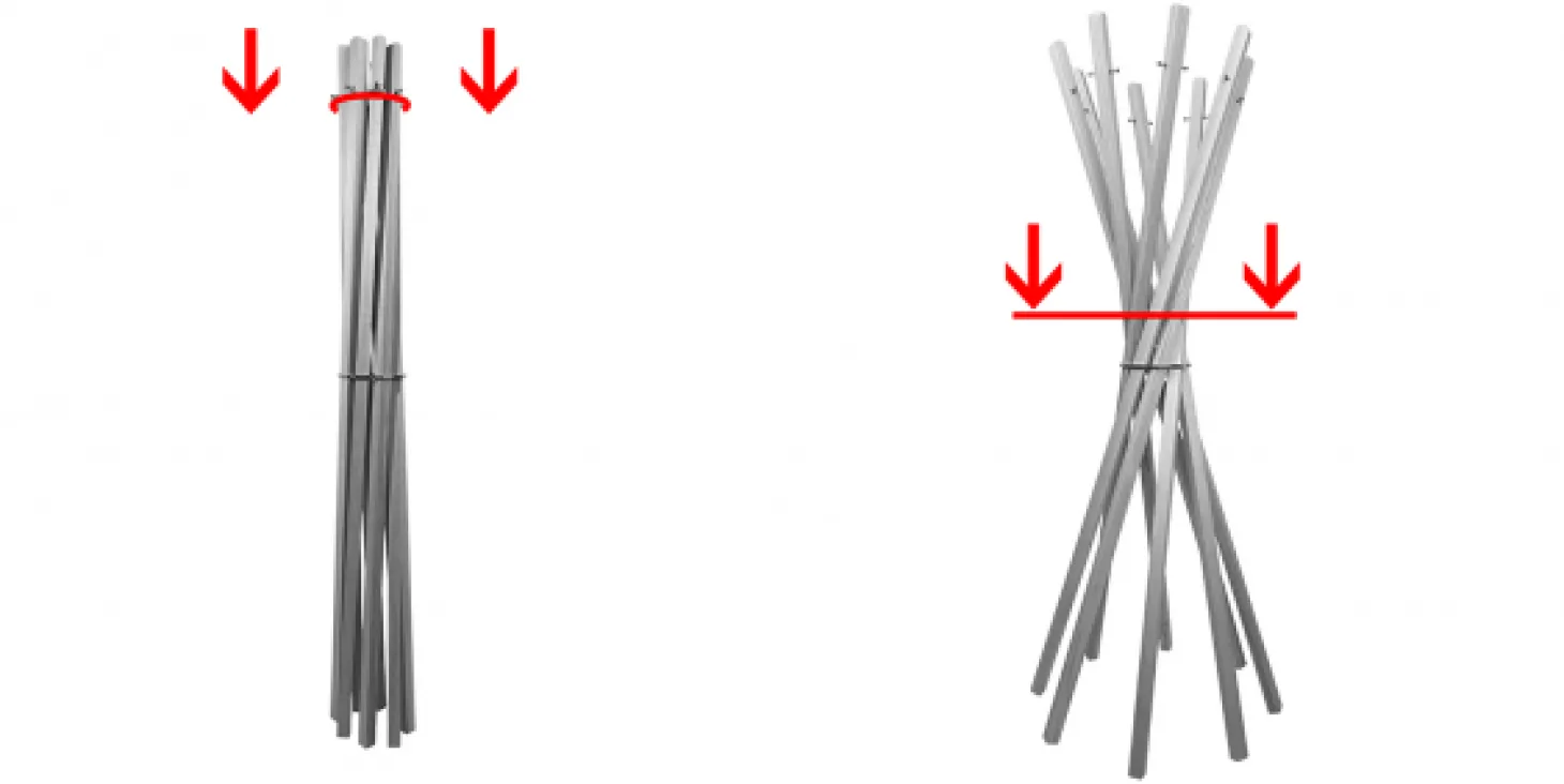 Keilbach Marilyn Standgarderobe Esche