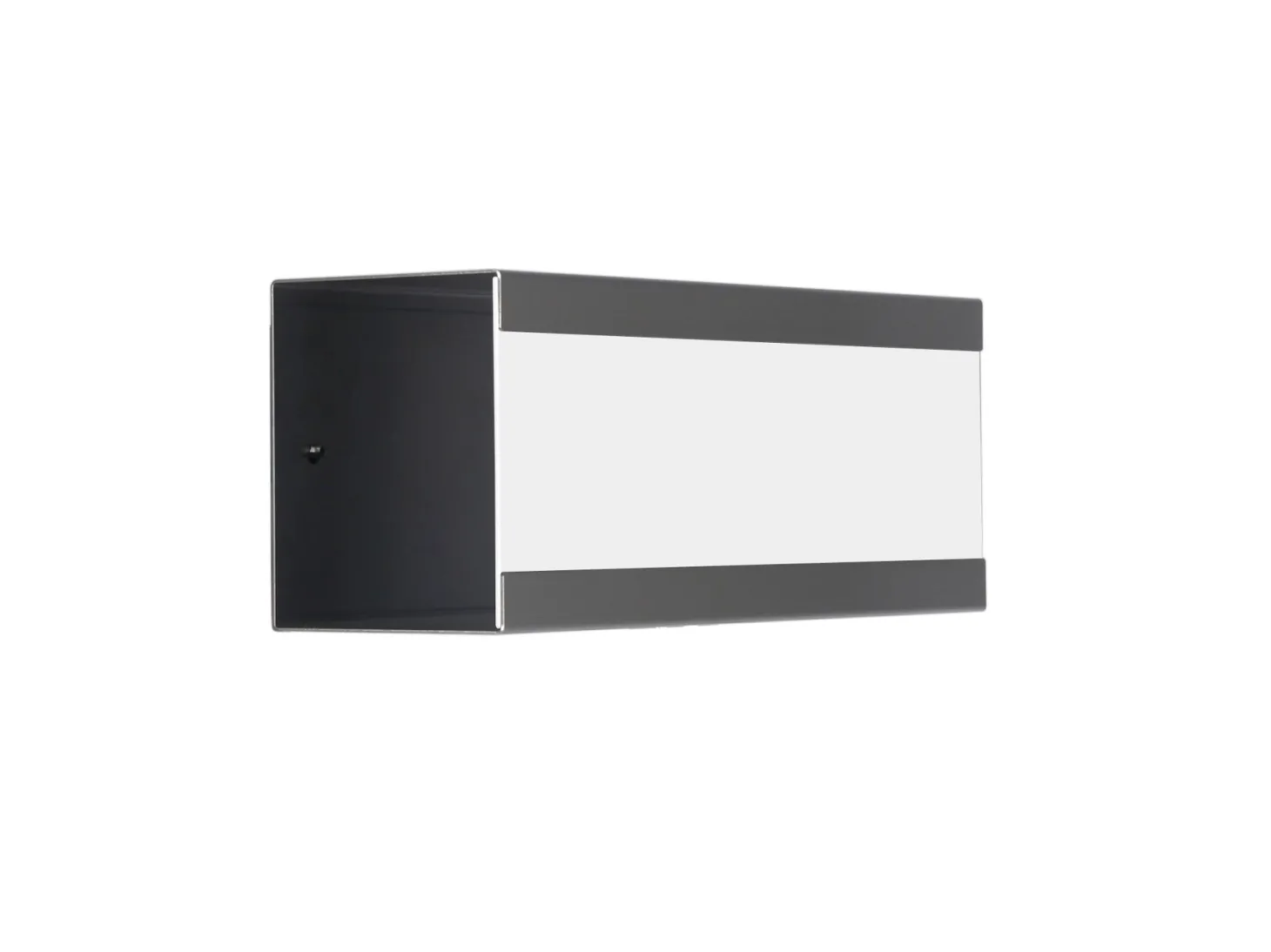 Keilbach Zeitungsbox für Glasnost Briefkasten Edelstahl lackiert Weiß