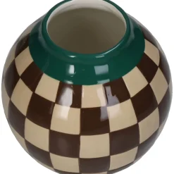 Kersten B.V. Vase "Checker" Dolomite Multi